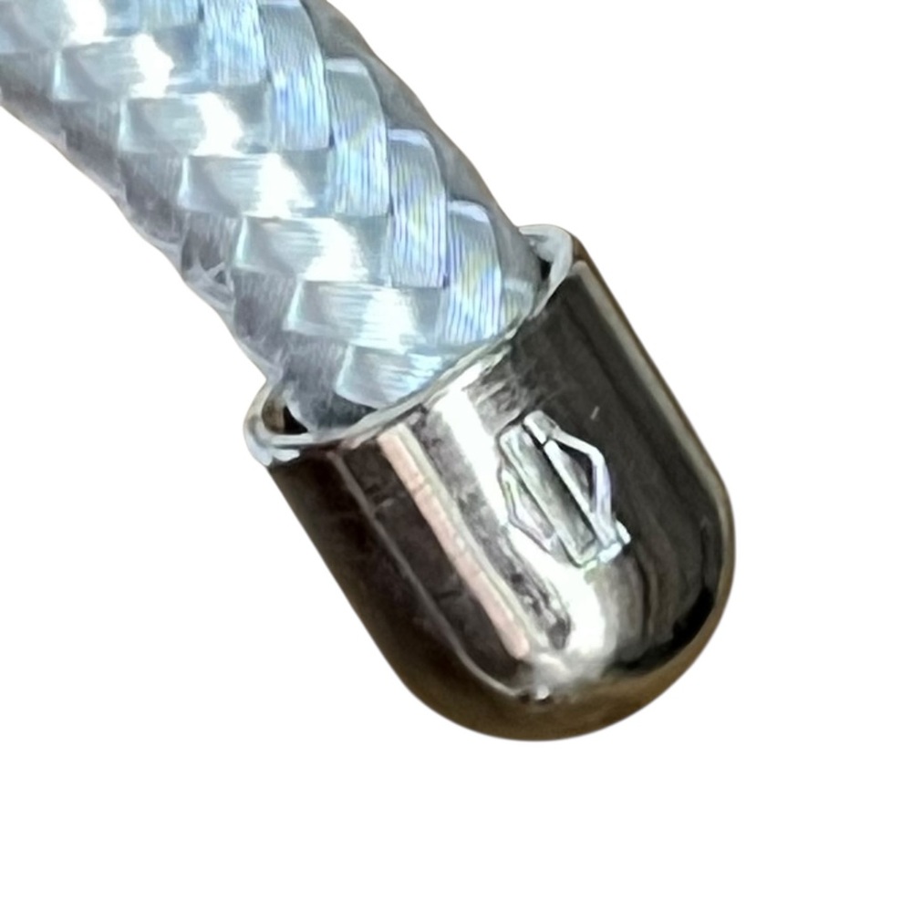 Vintage Harley Davidson Vrod Silver Plated Stainless Woven Cable Bracelet Bangle - Picture 6 of 11